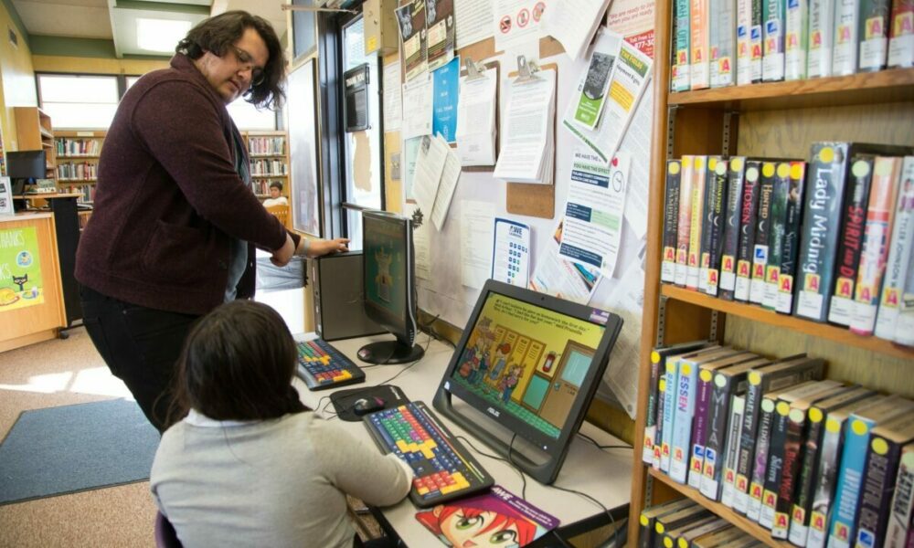 Alpaugh Branch Library in Tulare County. Photo by Julie Leopo (EDSource)
