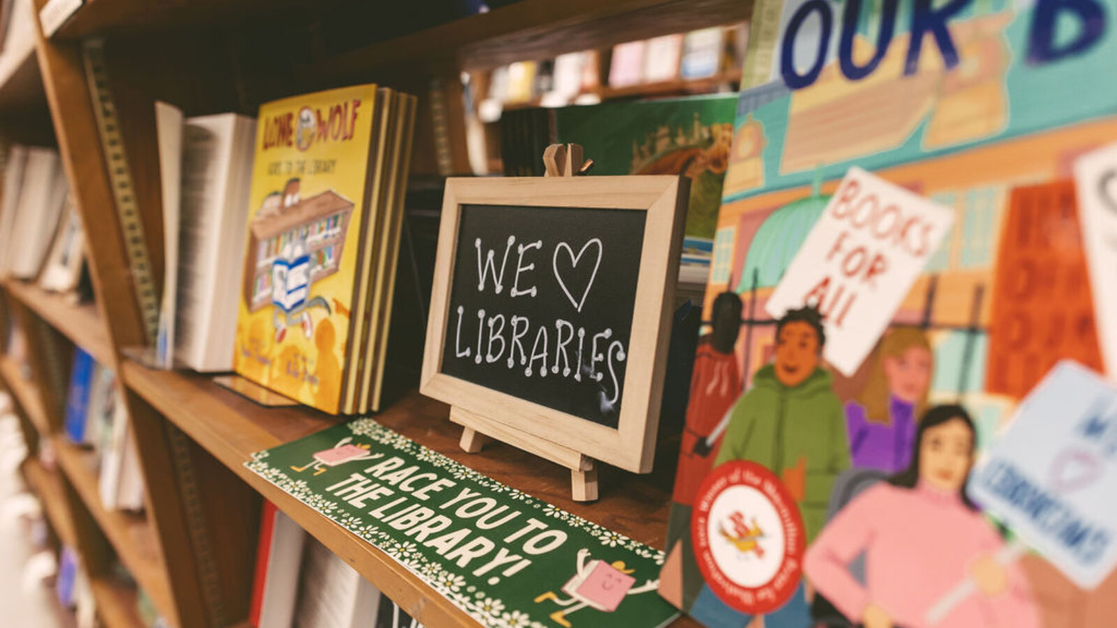 Bookshelves at Library Shop Mission Hills